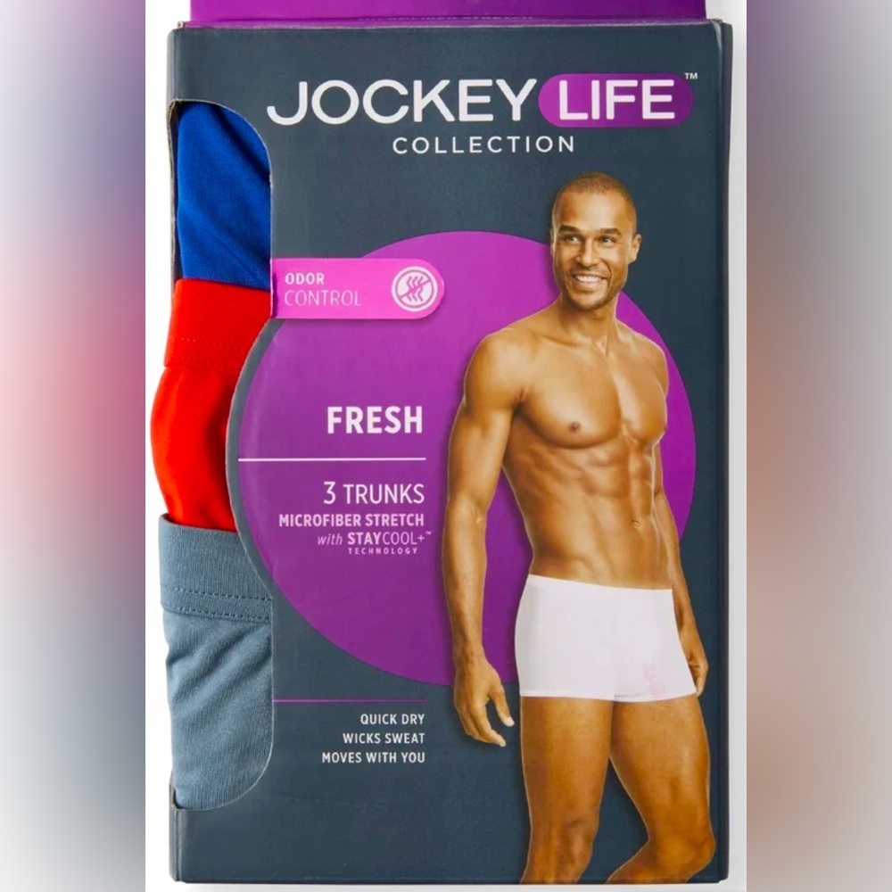 VINTAGE- Jockey Life Collection Boxer Briefs -GRAY ONLY